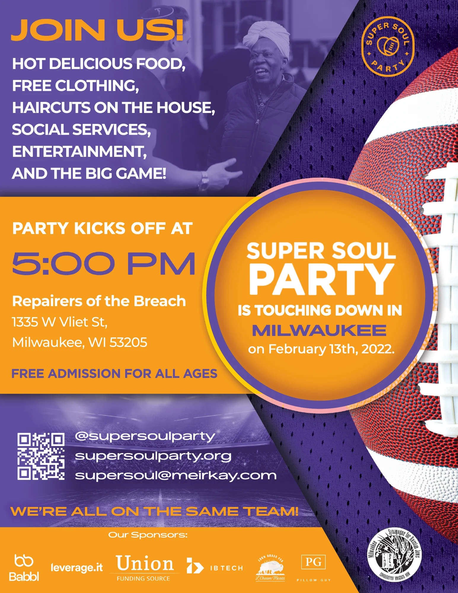 Super Soul Party - Milwaukee invitation